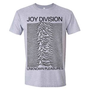 Joy Division Unisex Adult Unknown Pleasures T-Shirt / Gray